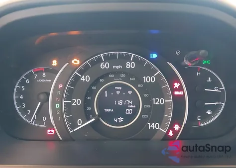 2013 Honda Cr-V Ex-L из США, поврежденный, VIN 2HKRM3H76DH524695